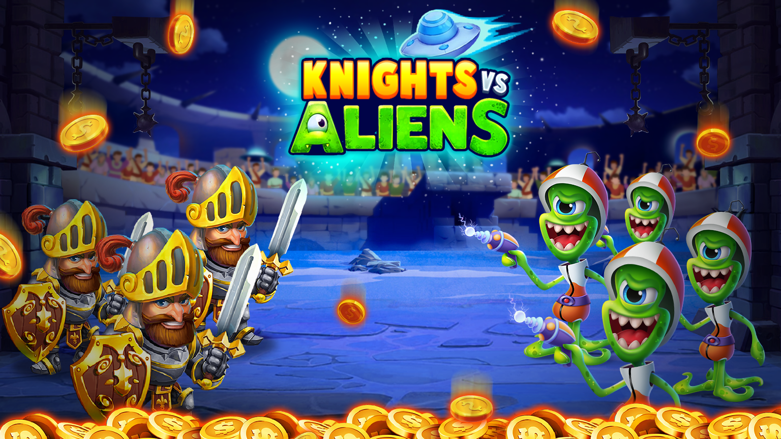 Knights vs Aliens